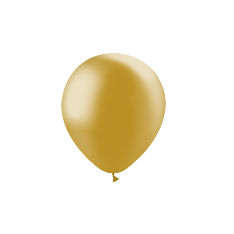 Globos oro metal 50 uds 30 cm Ballonia