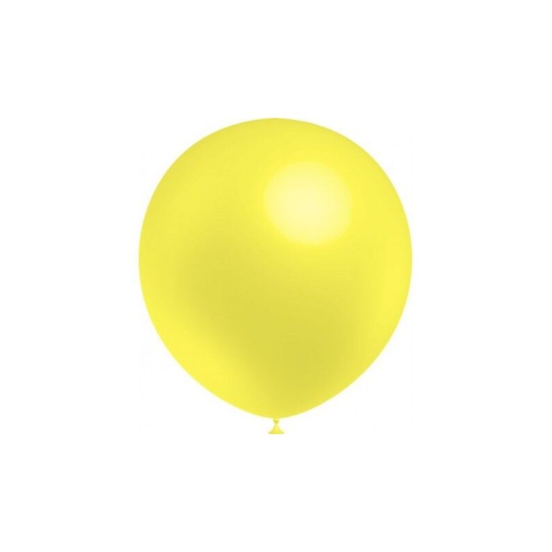 Globos Amarillo limon 50 uds 30 cm Ballonia