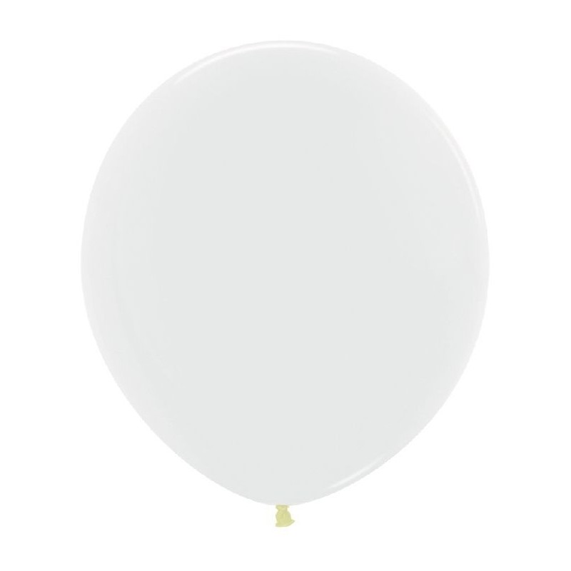 Globo Sempertex 18" 45 cm transparente 6 uds
