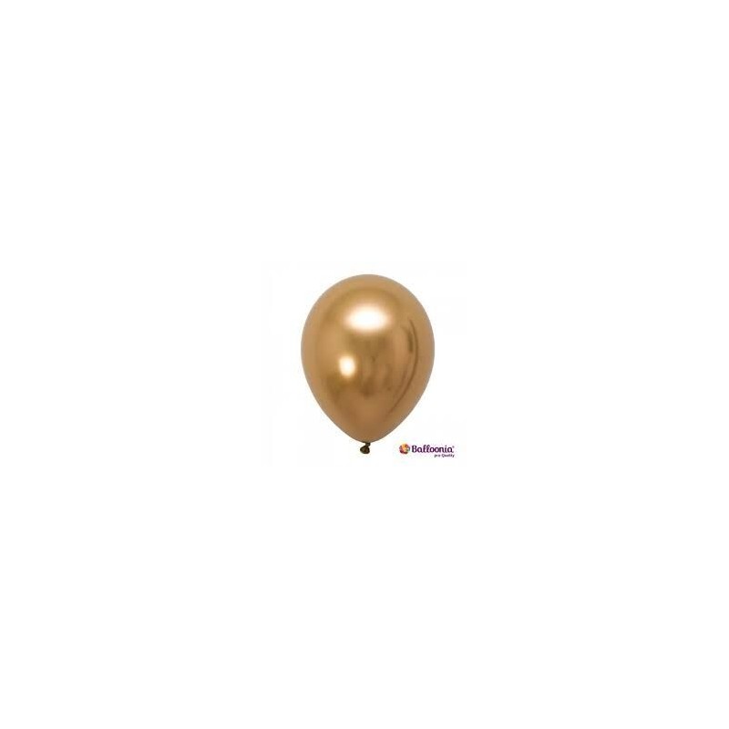 Globos Brillant Oro 50 uds 30 cm Ballonia