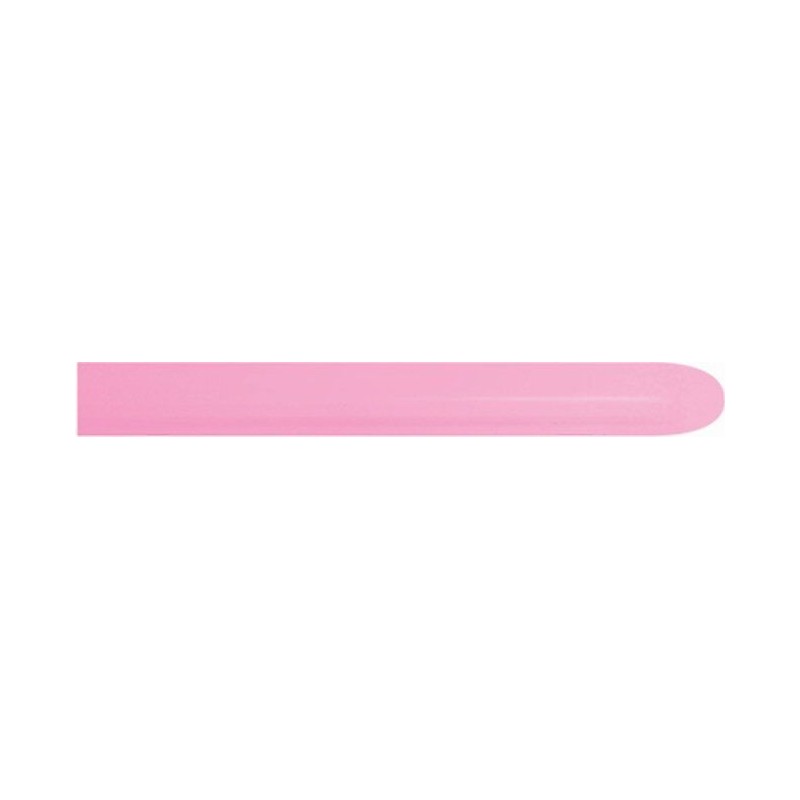 Globos rosa bebe modelar 5x150 cm 50 uds Ballonia
