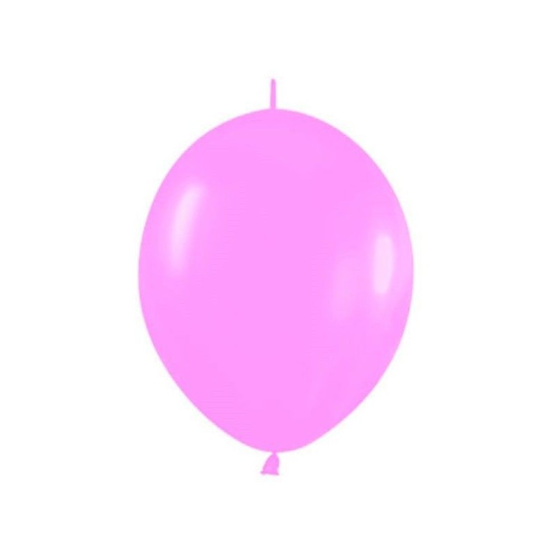 Globo rosa fashion solido cadena lol 25 uds semper