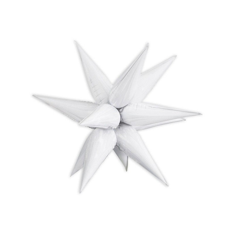 Globo estrella blanca 70 cm colgar
