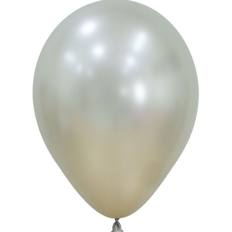 Globo Silk Perla Crema 12 ud R12 30 cm Sempertex