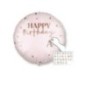 Globo cumpleaños edad personalizable 46 cm rosa