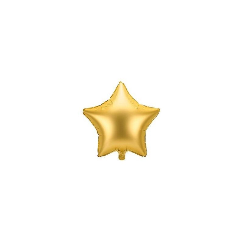 Globo estrella oro foil 48 cm
