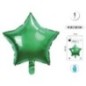 Globo estrella verde 45 cm helio o aire