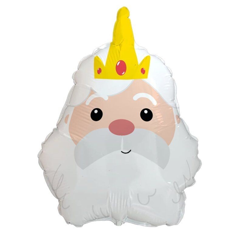 Globo Rey Melchor cabeza 52x65 cm helio o aire