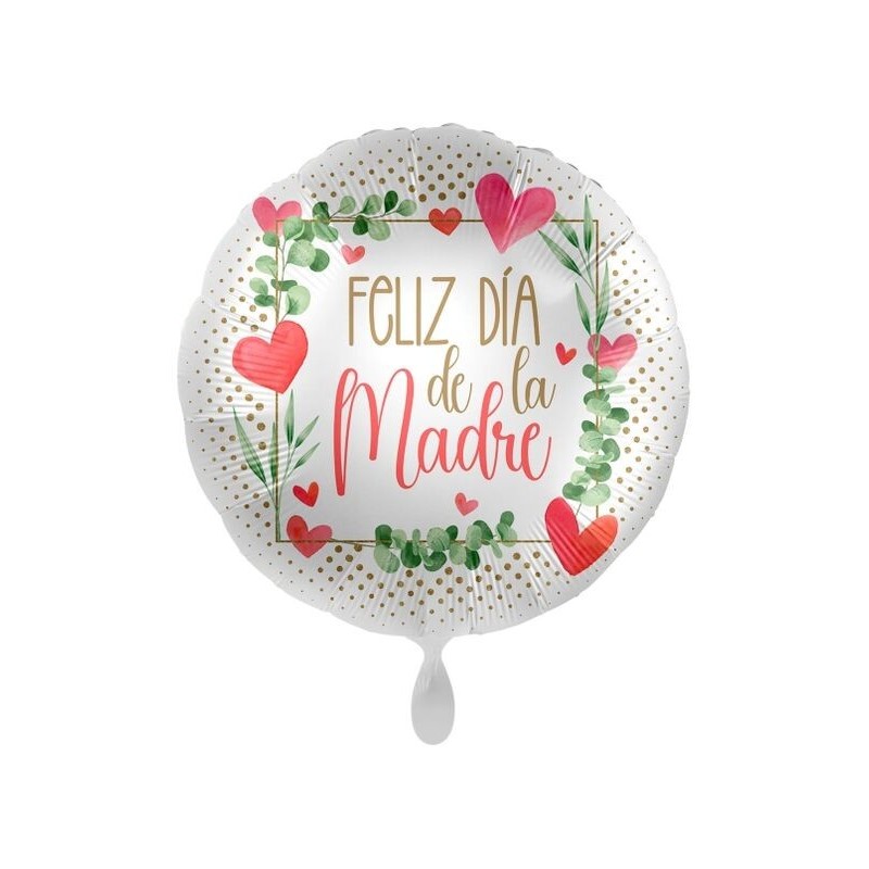 Globo feliz dia la madre foil 43 cm helio o aire