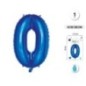 Globo numero azul 80 cm helio o aire
