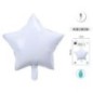 Globo estrella blanca 45 cm helio o aire