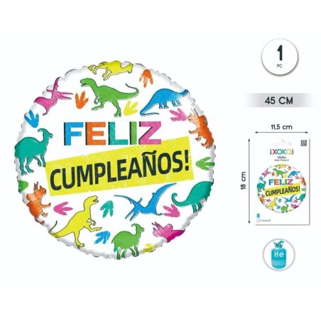 Globo-feliz-cumpleanos-dinosaurios-45-cm-helio-o-aire-8433584934126-93412