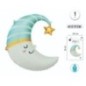 Globo luna bebe azul 63x71 cm helio o aire