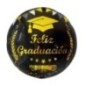 Globo Feliz Graduacion 45 cm helio o aire