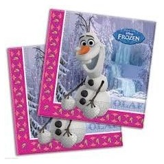 Servilletas frozen elsa anna olaf 33x33 20 uds