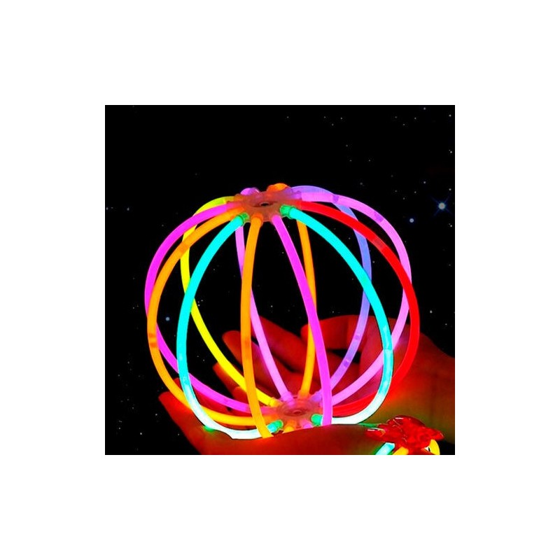Pelota glow brilla oscuridad unidad 15 cm