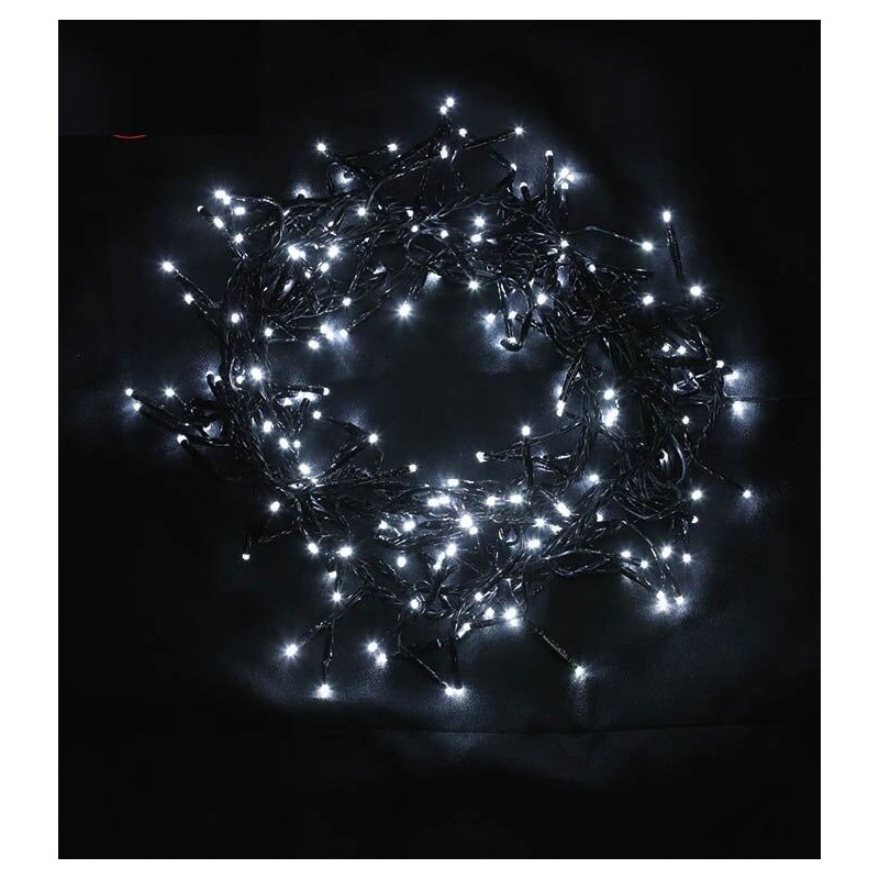 Luces navidad led gruinalda 560 leds blanco frio
