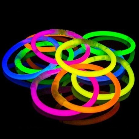 Pulseras-glow-100-uds-multicolor-brillan-en-la-oscuridad-8433584550975-CG555021