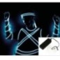 Hilo led blanco disfraces 5 metros