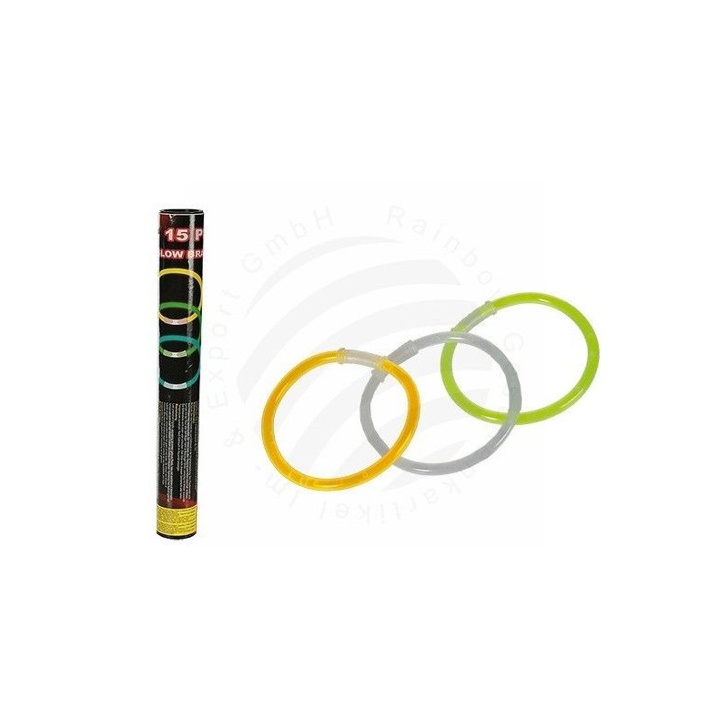 Palito glow 15 piezas pulsera luminosa neon