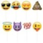 Accesorios fotocall emoticonos emoji 8 uds