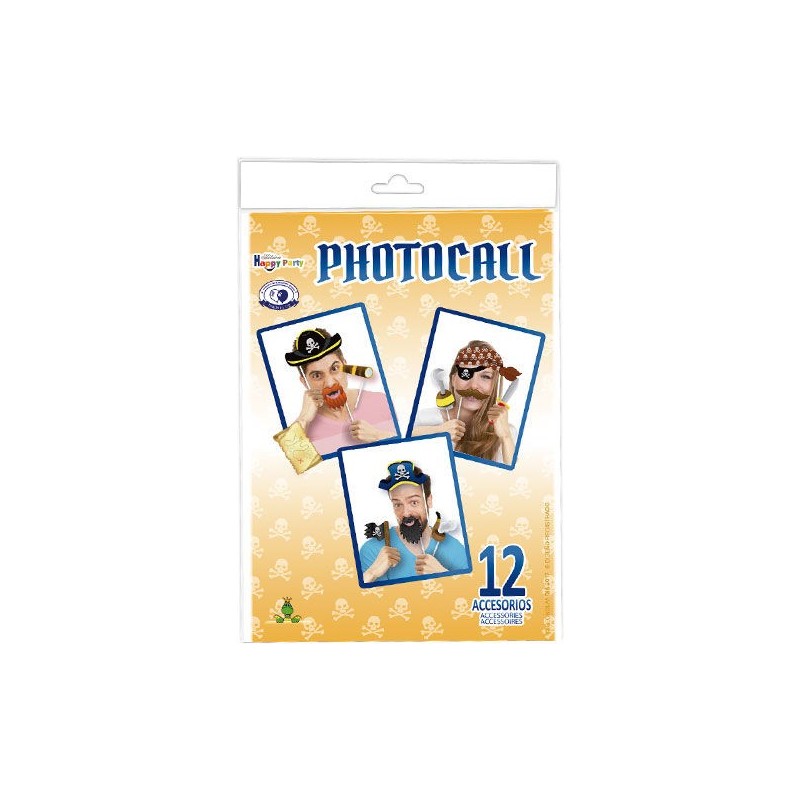 Accesorios fotos piratas palitos photocall