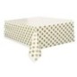 Mantel lunares dorados 54x108 cm