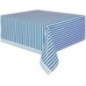Mantel rayas blancas y azul 137x274 mt