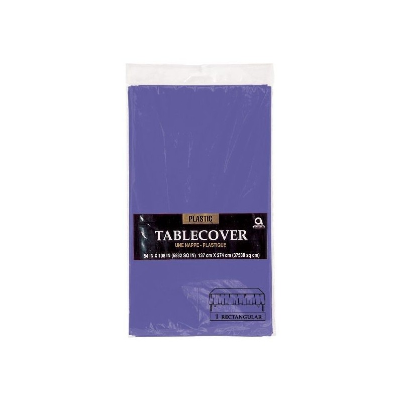 Mantel Morado plastico 137x274 cm fiestas