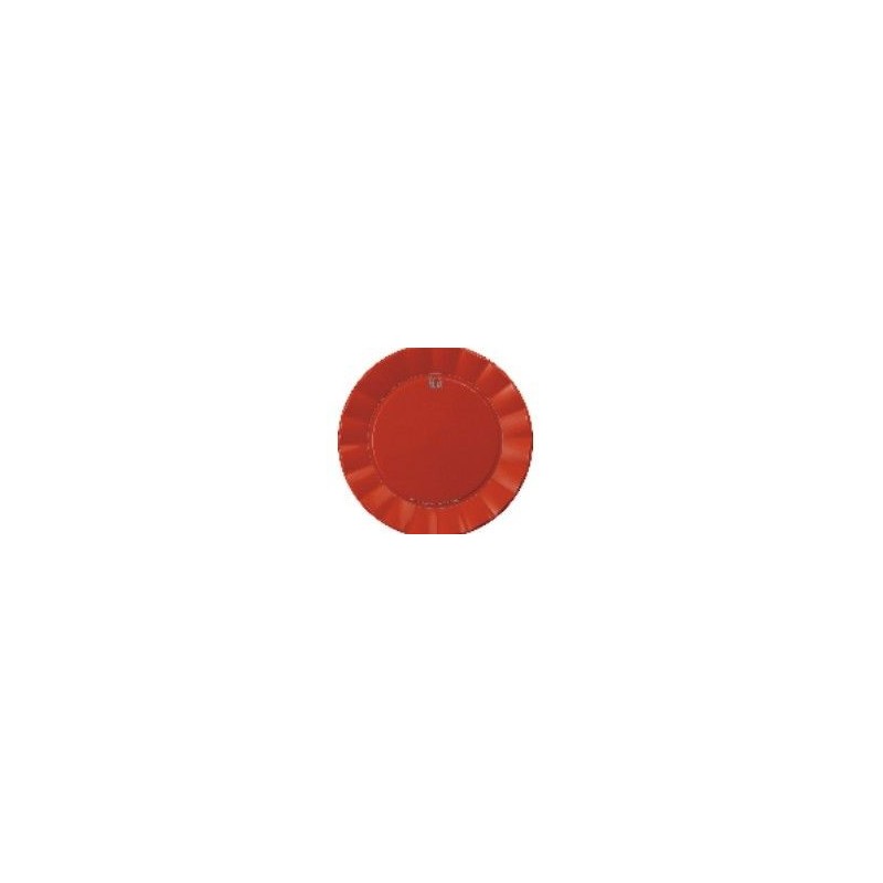 Platos rojos up 23 cm 6 unds plastico alta calidad
