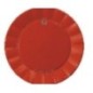 Platos rojos up 23 cm 6 unds plastico alta calidad