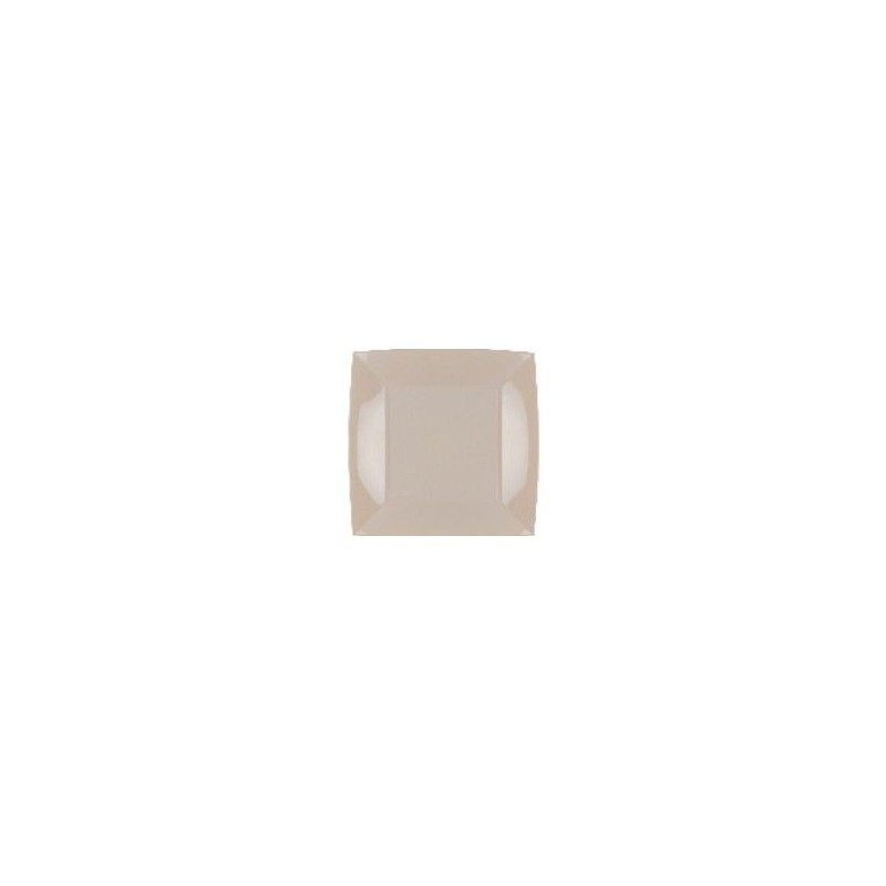 Plato llano nice blanco roto 23x23 cm alta calid