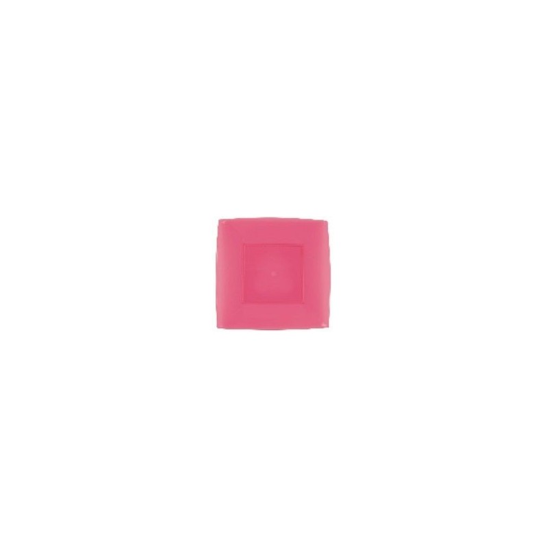 Plato llano nice fucsia 23x23 cm alta calidad