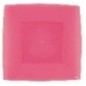Plato llano nice fucsia 23x23 cm alta calidad