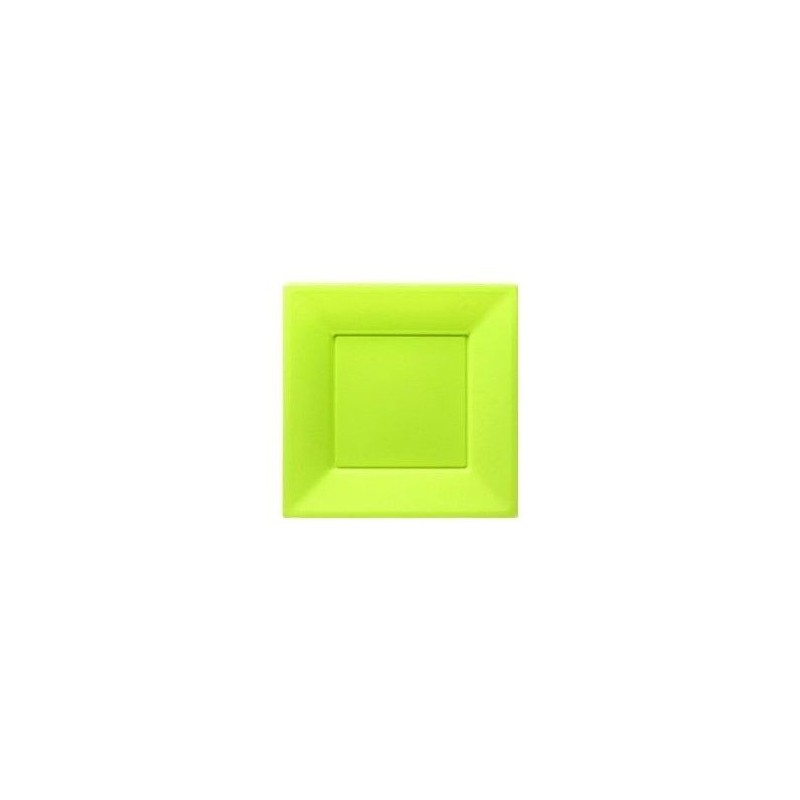 Platos verde pequeño 8 und