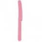 Cuchillo rosa plastico niña barato 10 uds