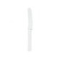 Cuchillo blanco plastico 10 uds