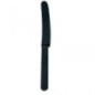 Cuchillos negros plastico 10 uds
