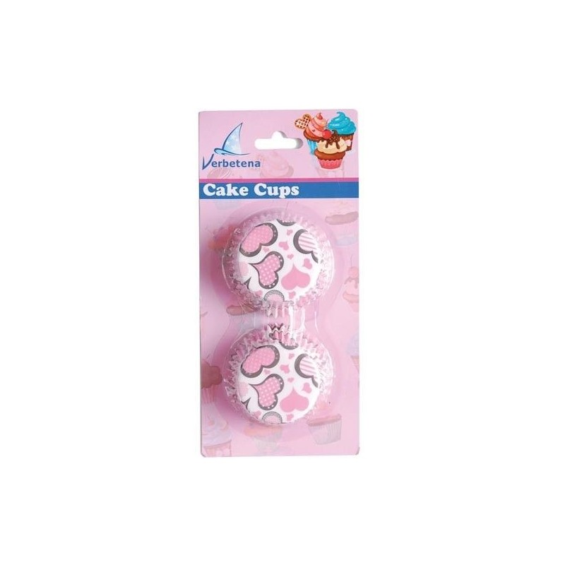 Moldes cup cakes magdalenas corazones fiesta