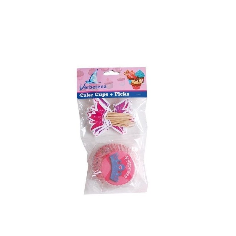 Moldes cup cakes magdalenas princesa mas pinchos