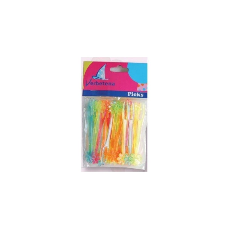 Pinchos flores picks decorativos