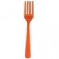 Tenedor naranja plastico duro halloween