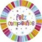 Platos feliz cumpleaños 23 cm 8 unid radiant