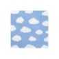 Servilletas azules con nubes 33x33 cm 20 uds