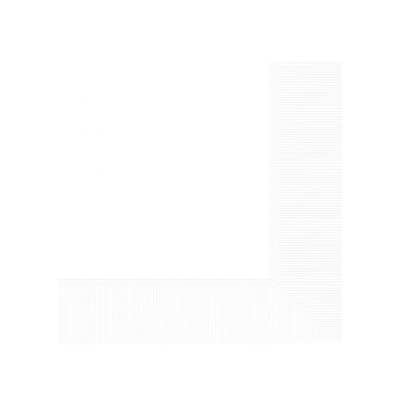 Servilletas blancas 33x33 cm 20 uds