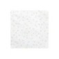 Servilletas blancas lunares oro 20 uds 33 cm