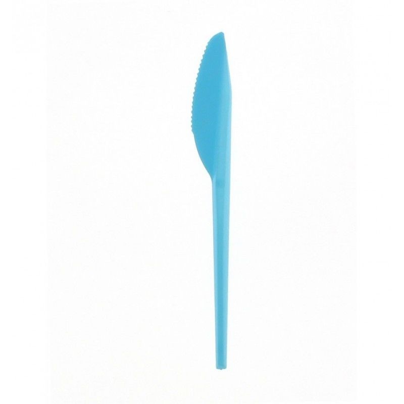 Cuchillos grandes azul 15 uds