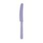 Cuchillos Morado plastico 10 uds