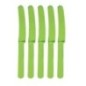 Cuchillos Verde plastico 10 uds