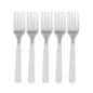 Tenedores plata plastico 10 uds
